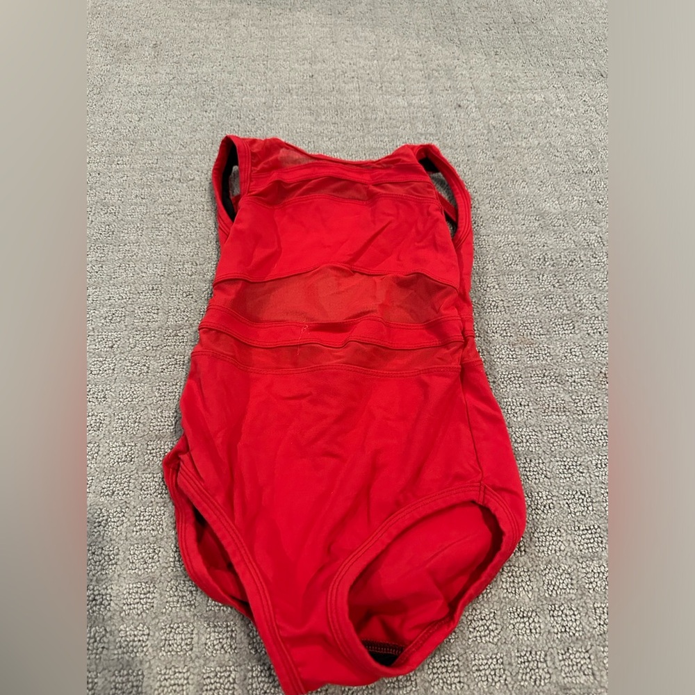 Five Dancewear red leotard